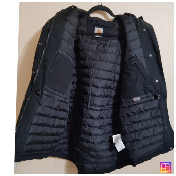 Carhartt Quick Duck Sawtooth Parka Size Small - Picture 4 of 8